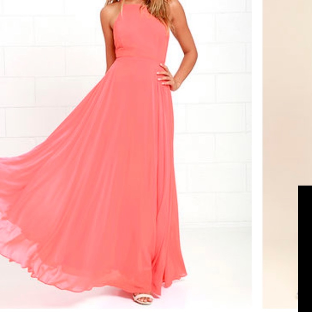 NWT Lulus Maxi/Formal/Prom Pink Dress